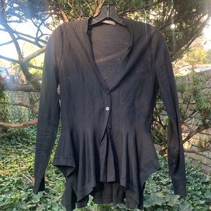 Alexandra McQueen Black Sweater - size M